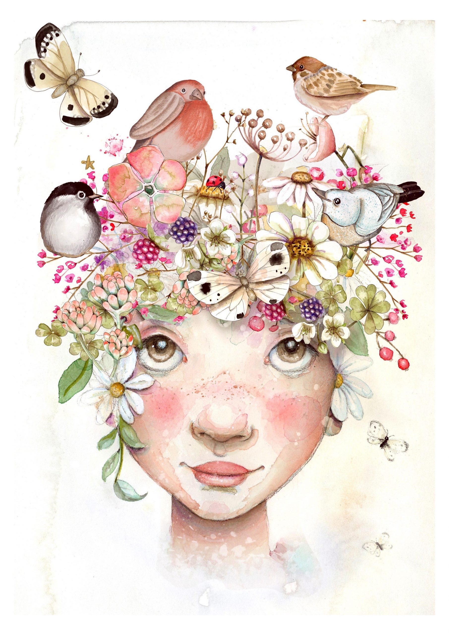 LÁMINA "COSAS BONITAS EN LA CABEZA" - Imagen 2