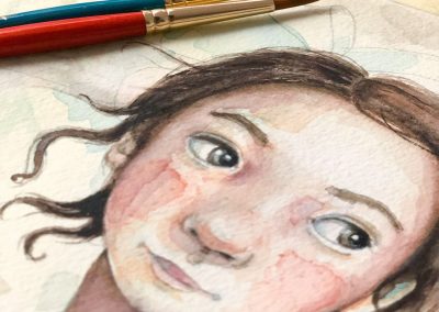 acuarela lamina art print jo