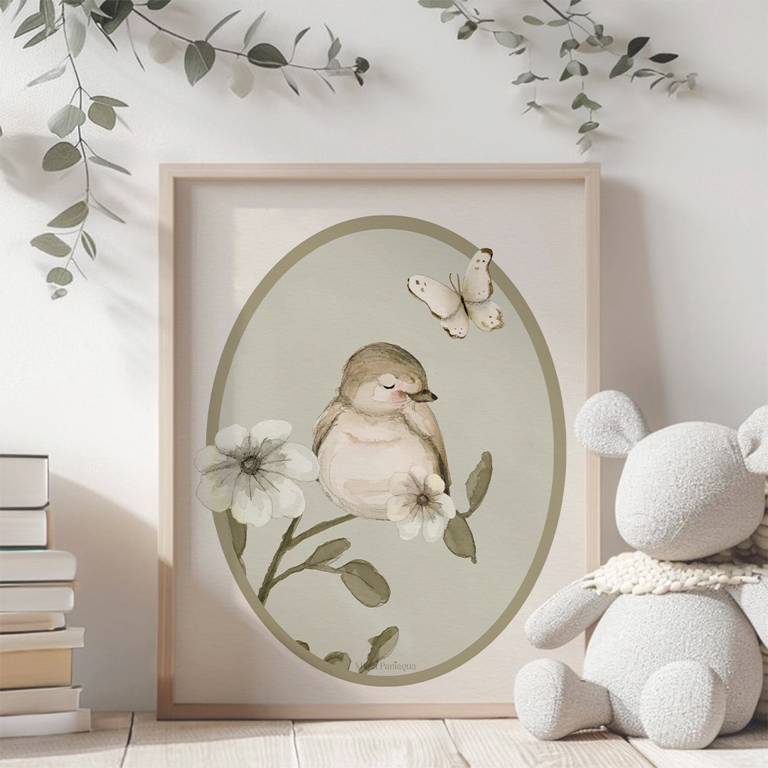 lamina bienvenido pajarito