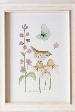 LÁMINA "BIENVENIDO PAJARITO"