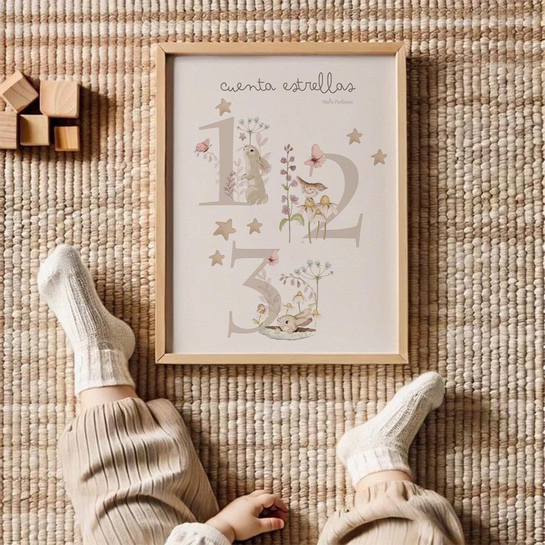 Lamina aprender a contar estrellas