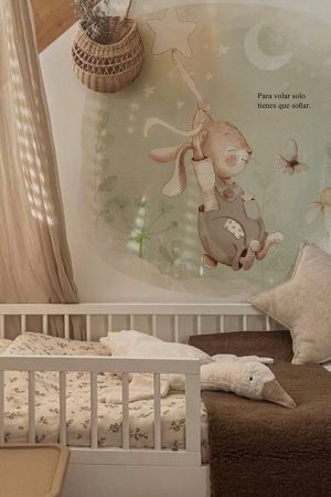 vinilo pared infantil soñar