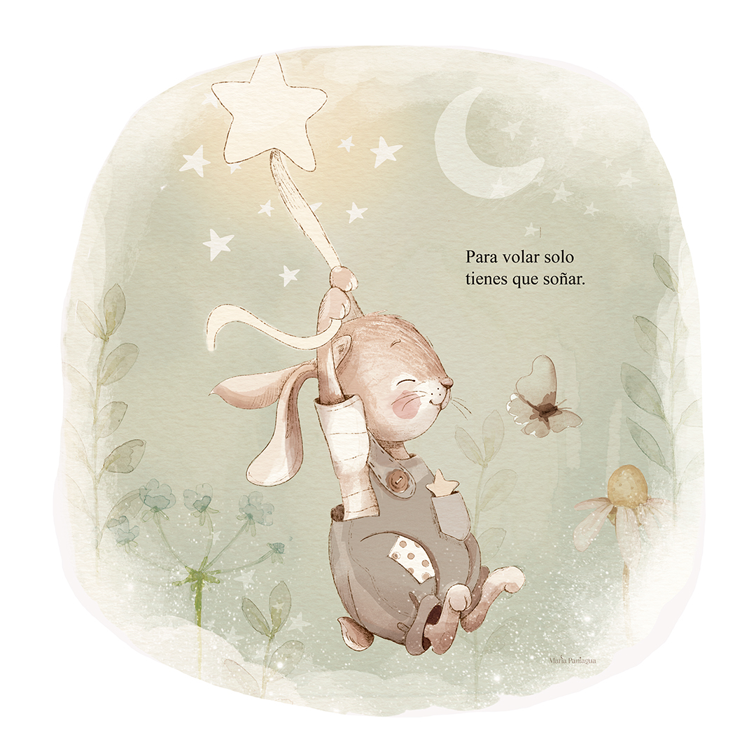 vinilo pared infantil sueña