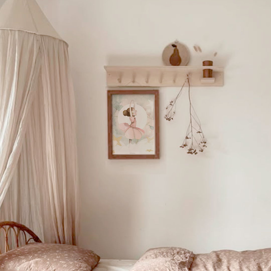 Lámina infantil bailarina-