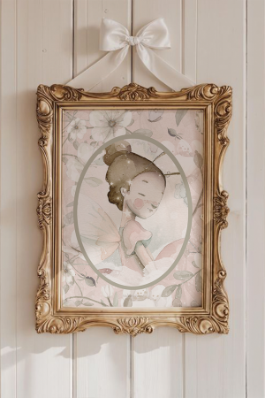 lamina el sueño de lalalu ovalo flores