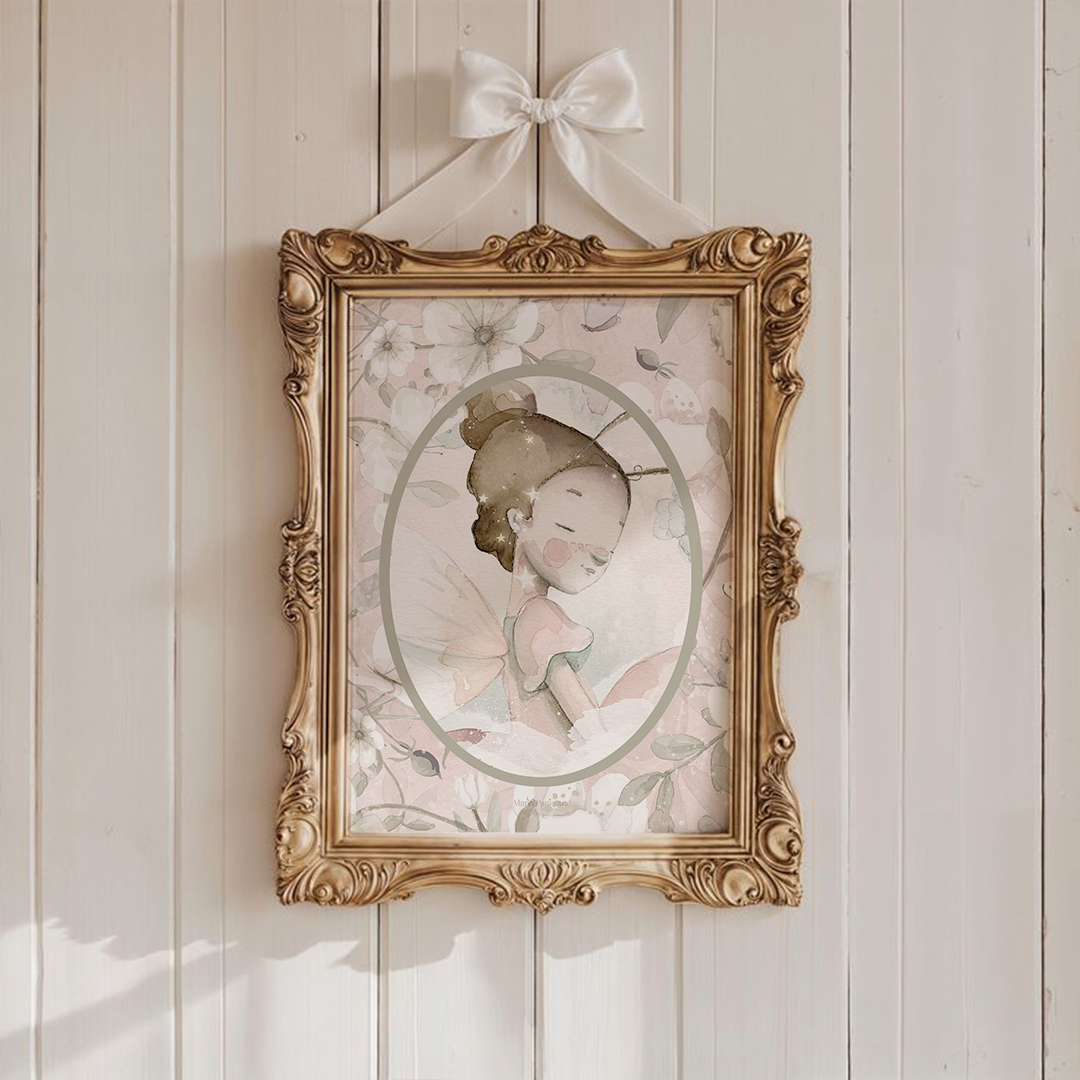 lamina el sueño de lalalu ovalo flores