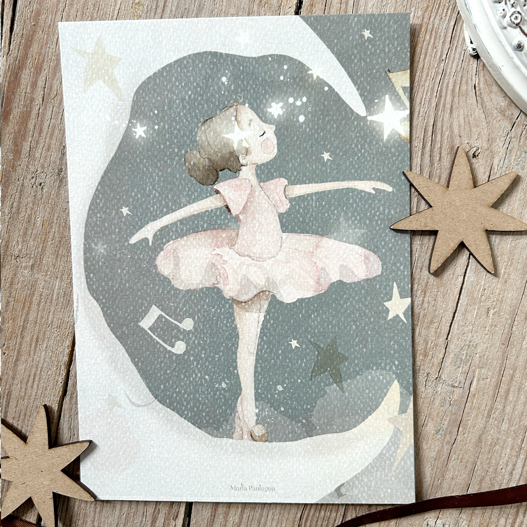 lamina bailando en la luna