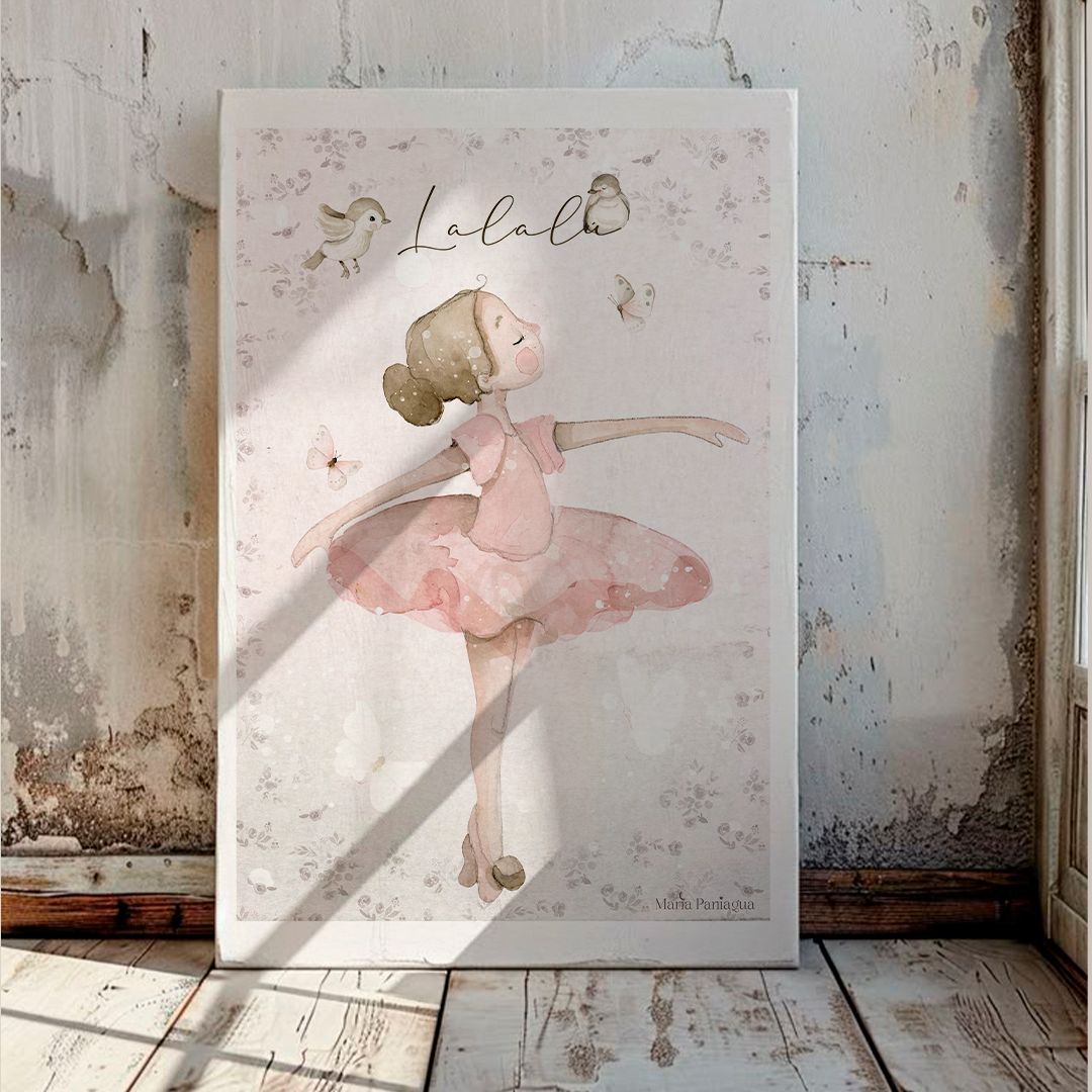 Lámina infantil ilustrada y fabricada en España con materiales premium. Decoración única y de calidad para habitaciones infantiles, con diseños originales y exclusivos