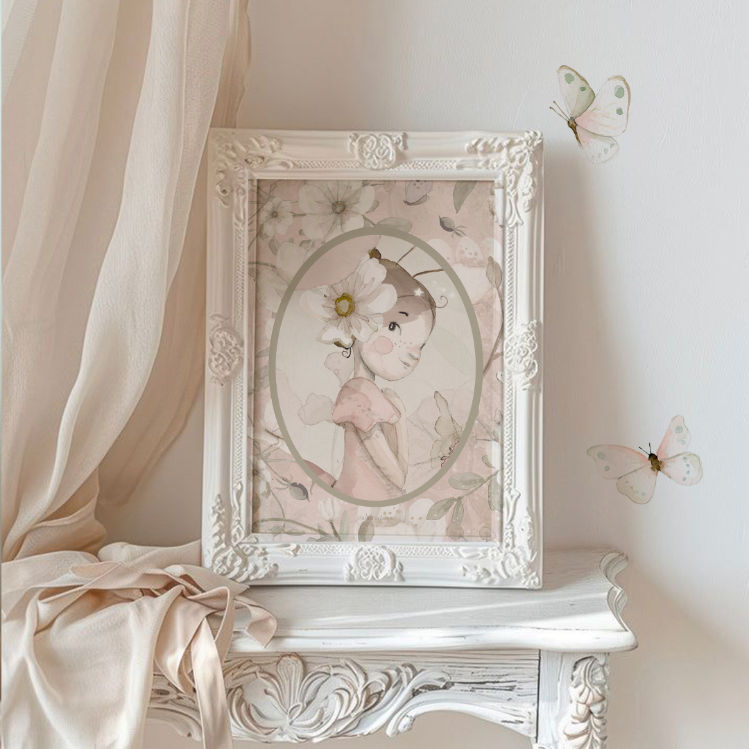 lámina lalalú flores ovalo