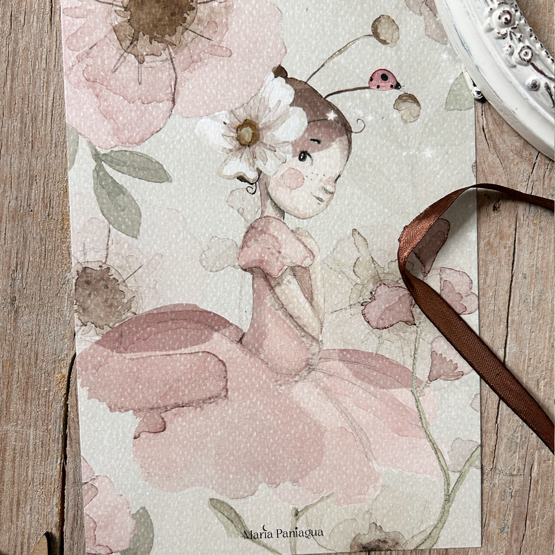 Lámina infantil bailarina