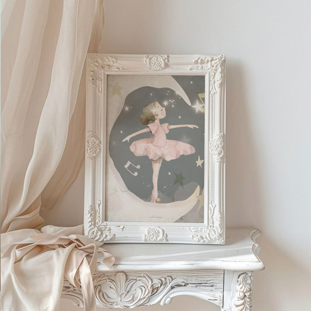 lamina bailando en la luna