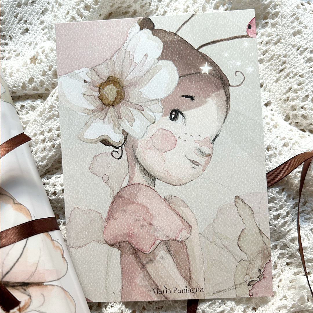 Preciosa lámina infantil para decorar, para regalar. Ilustraciones con corazón.