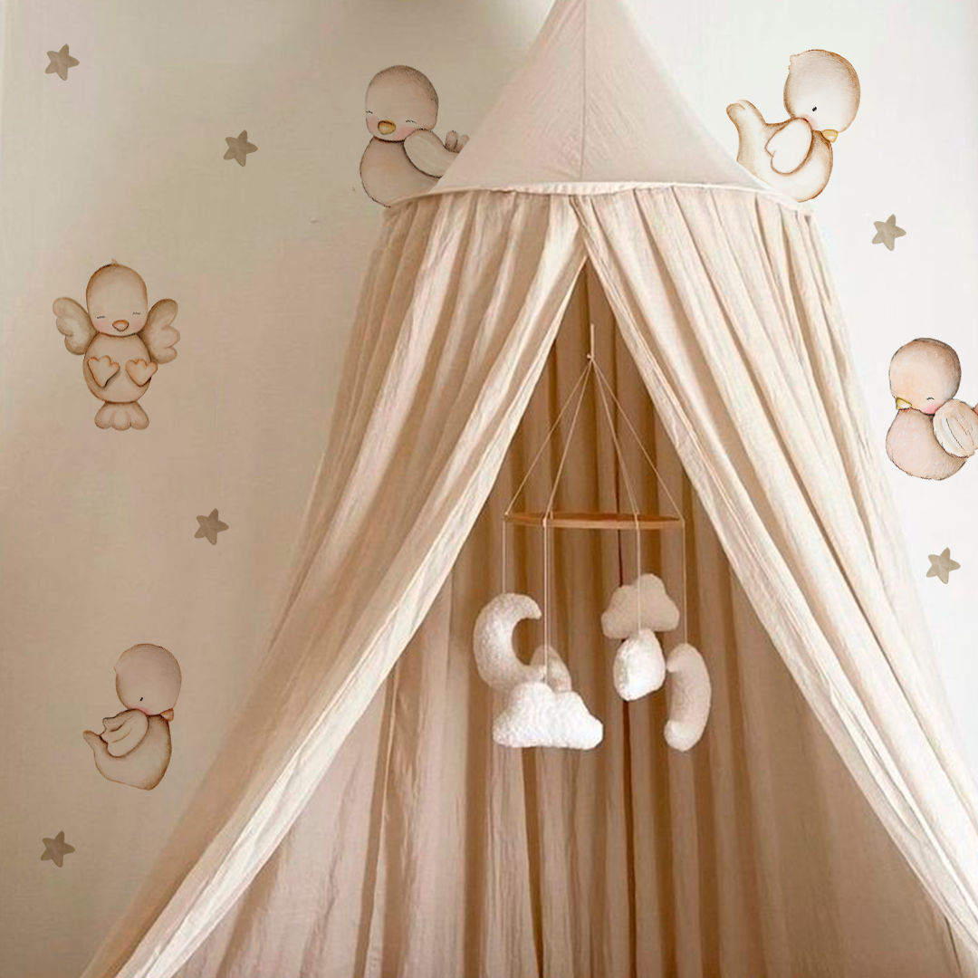 vinilo pajaritos bebe