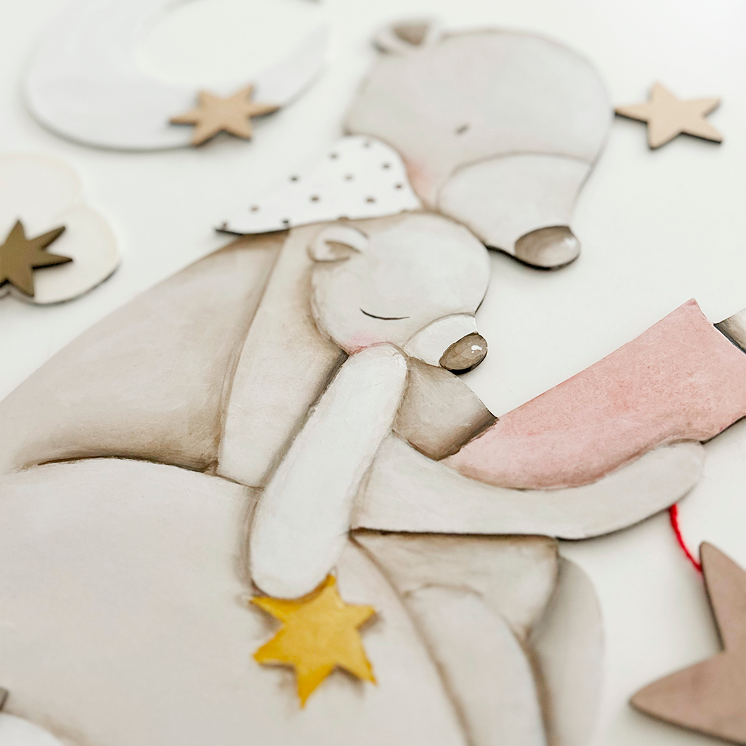 siluetas de madera infantiles