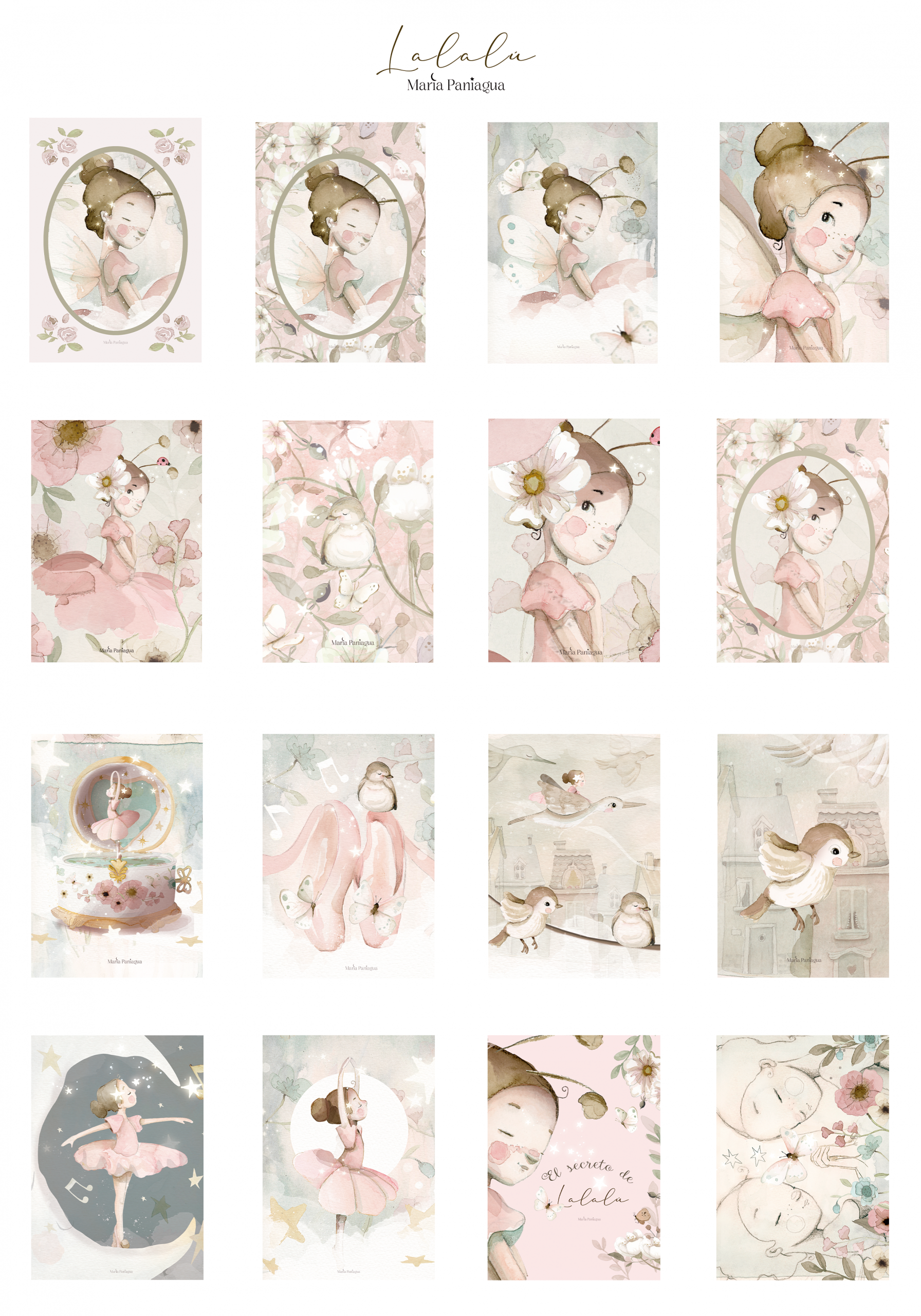 pack láminas lalalu