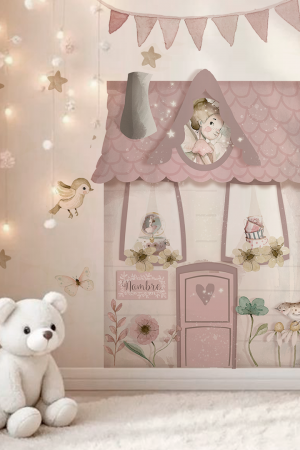 vinilo infantil casita