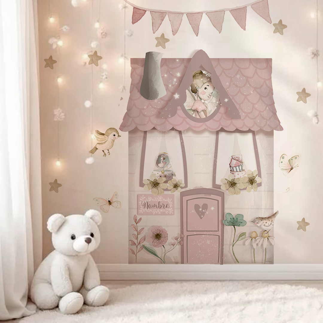 vinilo infantil casita