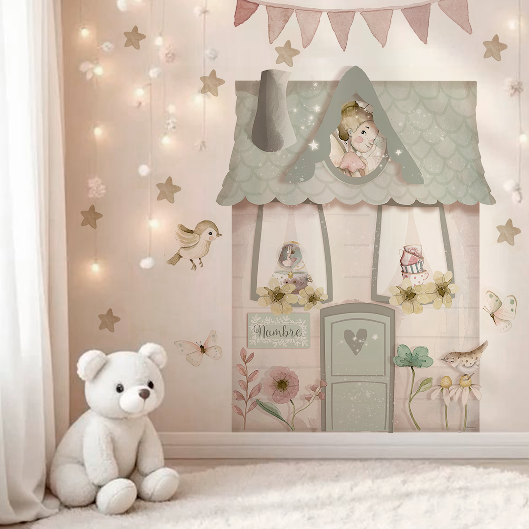 vinilo infantil casita