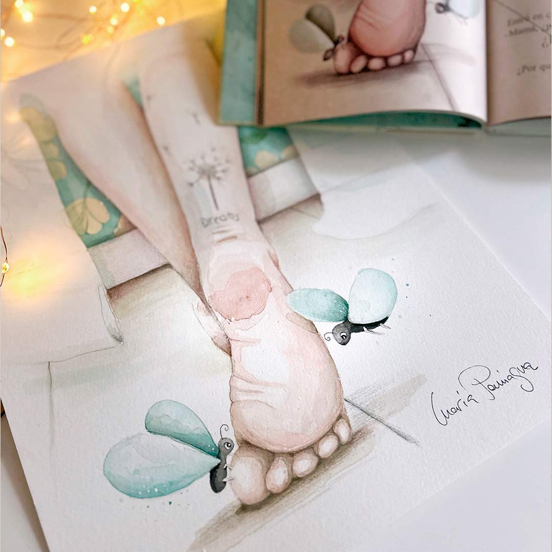 acuarela ilustración dreams