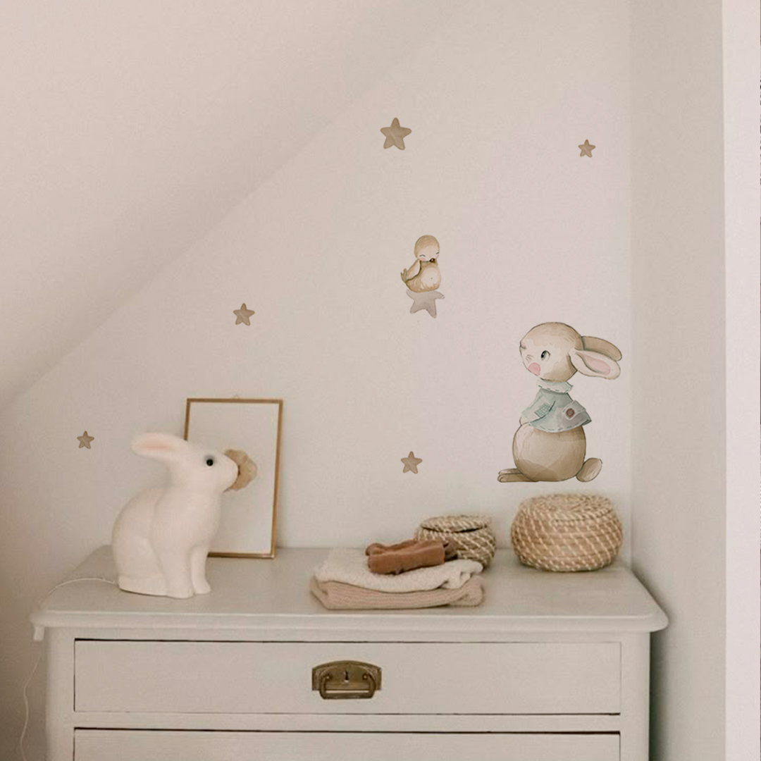 Vinilo infantil conejito