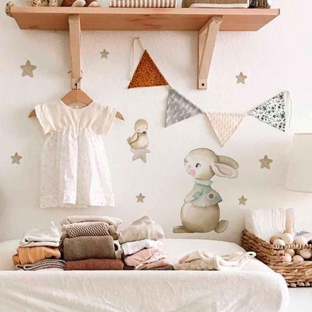 Vinilo infantil conejito